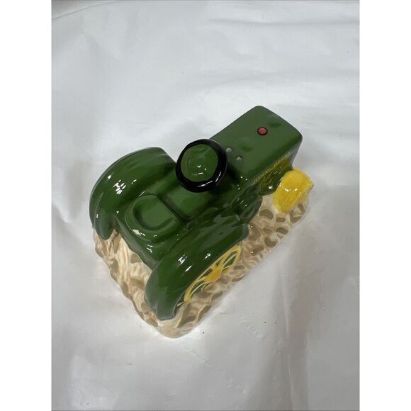 Vintage John Deere Tractor Pepper Shakers Gibson Ceramic - - Picture 5 of 11